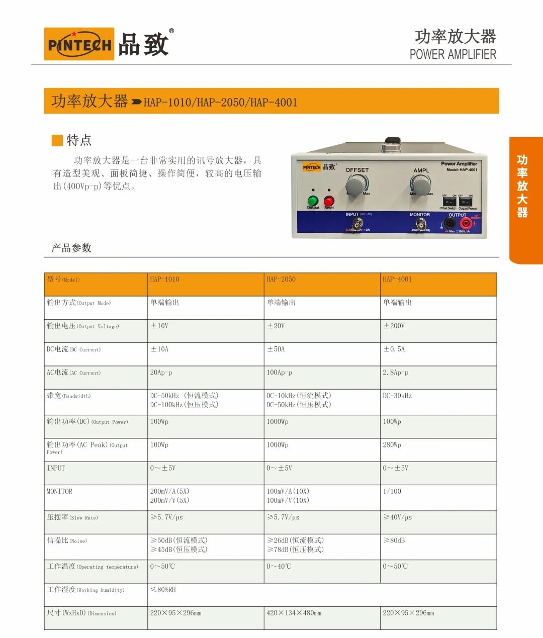 功率放大器选型指南